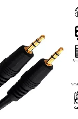 Cabo P2 X P2 Auxiliar Fone Áudio Som