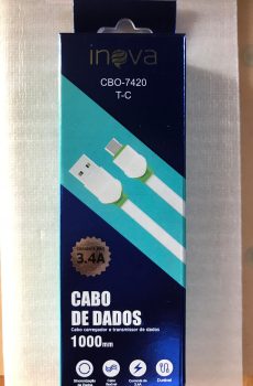 Cabo de dados USB para Tipo C