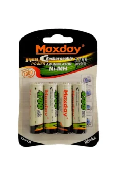 Kit 4 Pilha Recarregável MAXDAY (AAA 1.2v 2700 mah Ni-mh TB-0961)