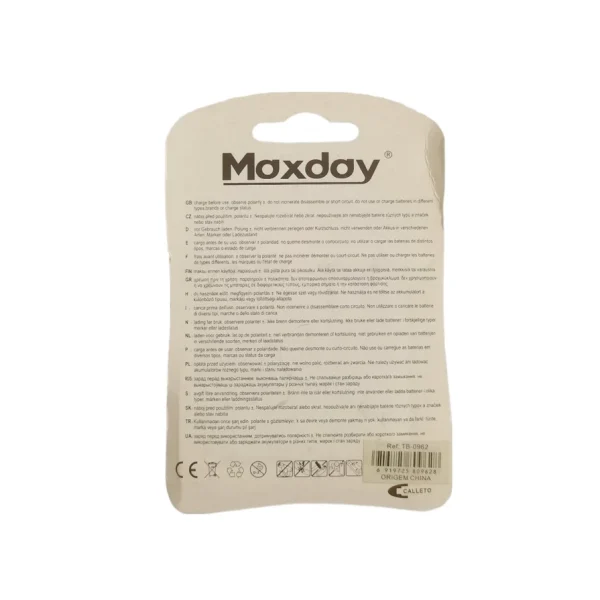 Kit 4 Pilha Recarregável MAXDAY (AAA 1.2v 2700 mah Ni-mh TB-0961) - Image 2