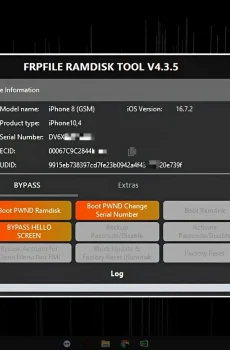 FRPFILE RAMDISK DESBLOQUEIO IPHONE 6s Até o X